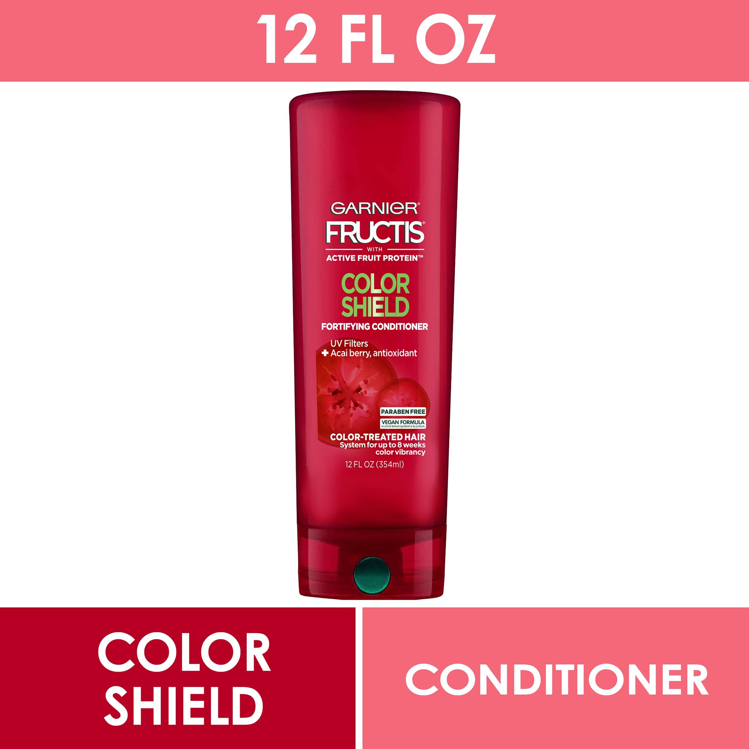 Garnier Fructis Color Shield Fortifying Conditioner for Color-Treated Hair, 12 fl. oz.-CaribOnline