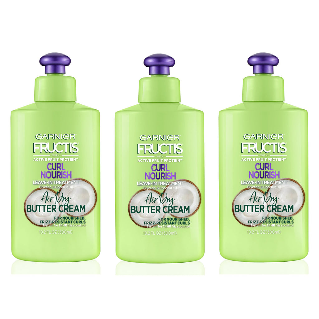 Fructis® curl nourish butter cream leave-in conditioner for curly hair