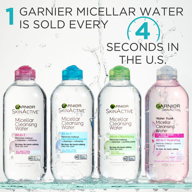 Garnier SkinActive Micellar Cleansing Water, For All Skin Types, 2 count-CaribOnline