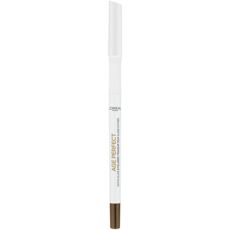 L'Oreal Paris Age Perfect Satin Glide Eyeliner with Mineral Pigments, Brown, 0.012 oz.-CaribOnline