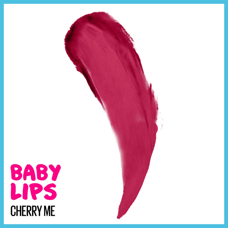 Maybelline Baby Lips Moisturizing Lip Balm, Lip Makeup, Cherry Me, 0.15 oz.-CaribOnline