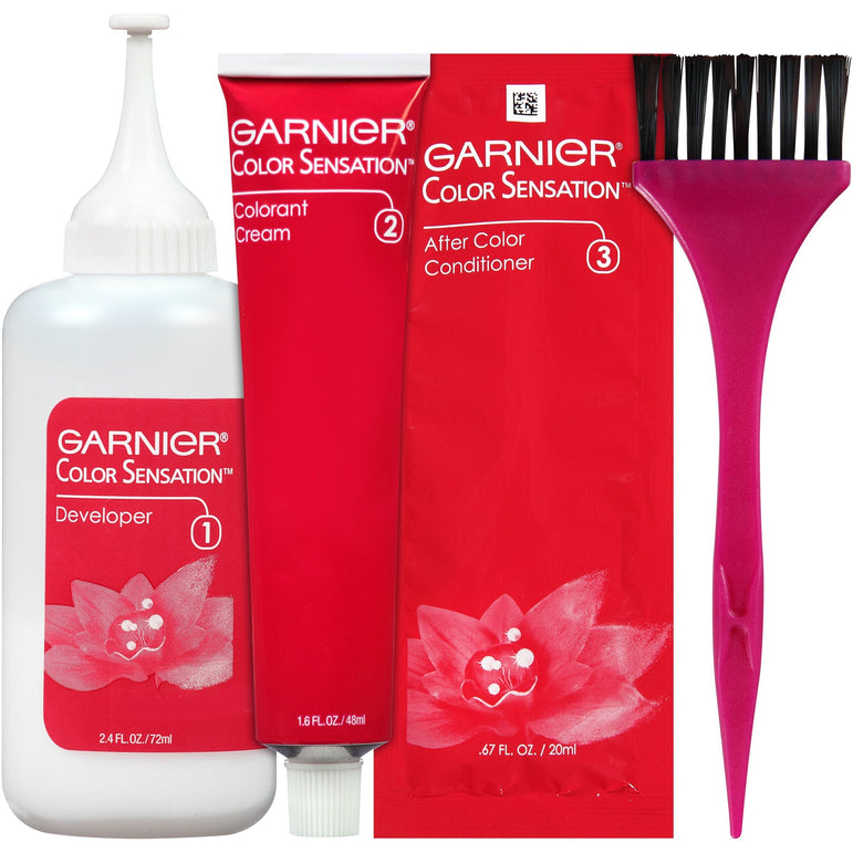 Garnier Color Sensation Hair Color Cream, 1.1 Under the Stars (Natural Blue Black), 1 kit-CaribOnline