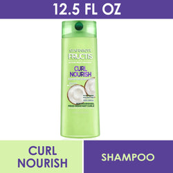 Garnier Fructis Curl Nourish Sulfate-Free Shampoo Infused with Coconut Oil and Glycerin, 12.5 fl. oz.-CaribOnline