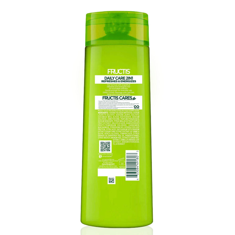 Garnier Fructis Daily Care 2-in-1 Shampoo and Conditioner, Normal Hair, 12.5 fl. oz.-CaribOnline