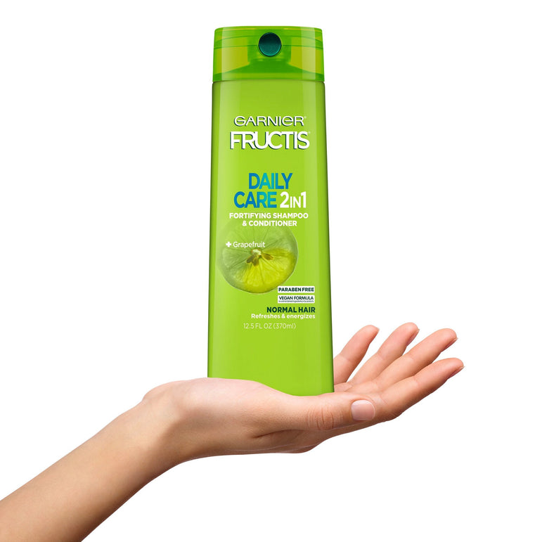 Garnier Fructis Daily Care 2-in-1 Shampoo and Conditioner, Normal Hair, 12.5 fl. oz.-CaribOnline