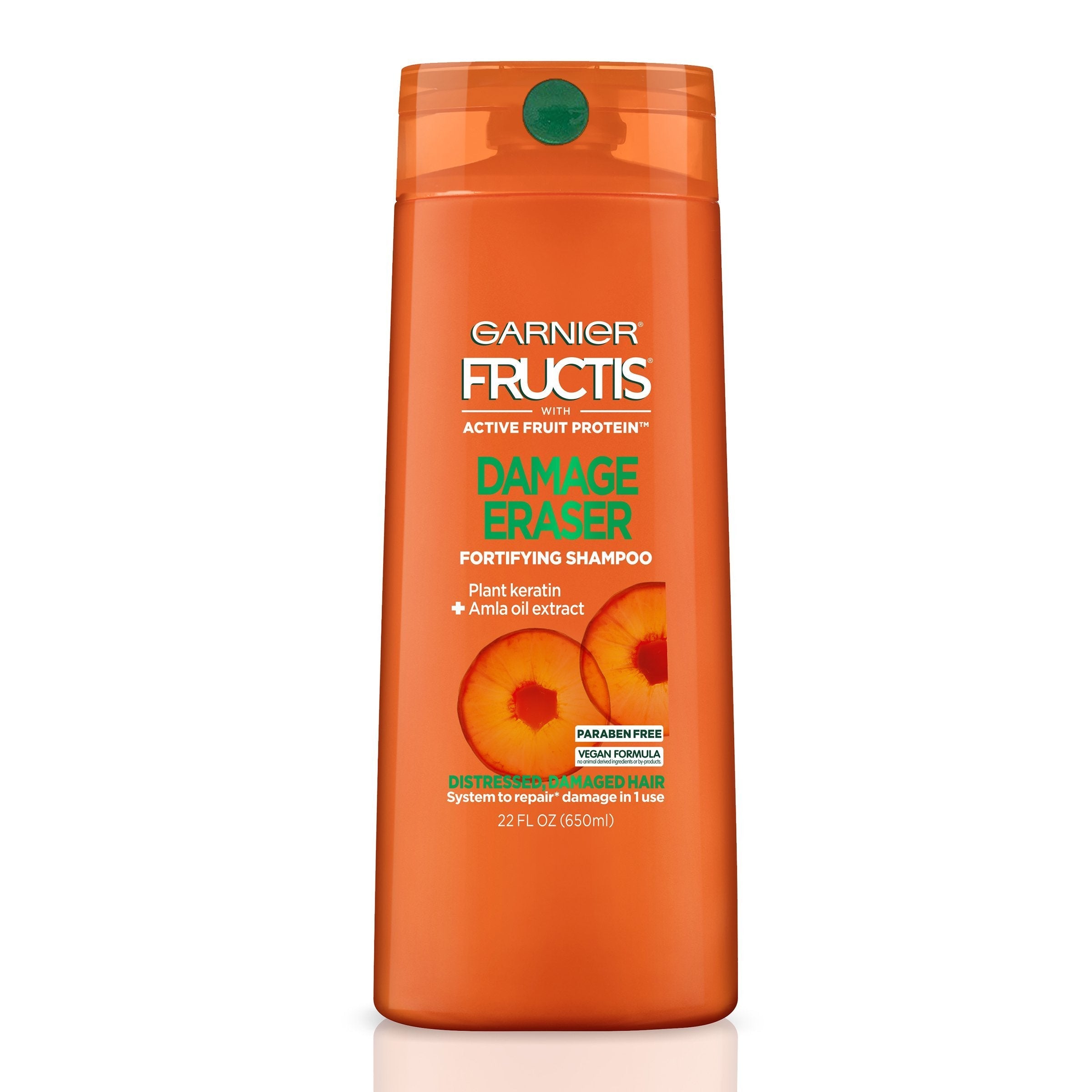 Garnier Fructis Damage Eraser Fortifying Shampoo, for Damaged Hair, Paraben Free, 22 fl. oz.-CaribOnline