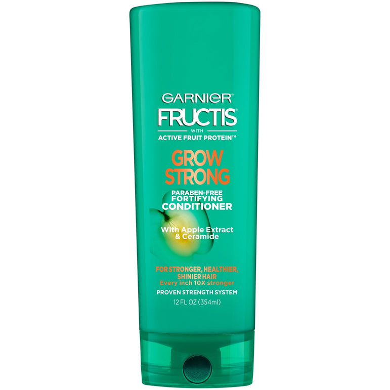 Garnier Fructis Grow Strong Conditioner, For Stronger, Healthier, Shinier Hair, 12 fl. oz.-CaribOnline