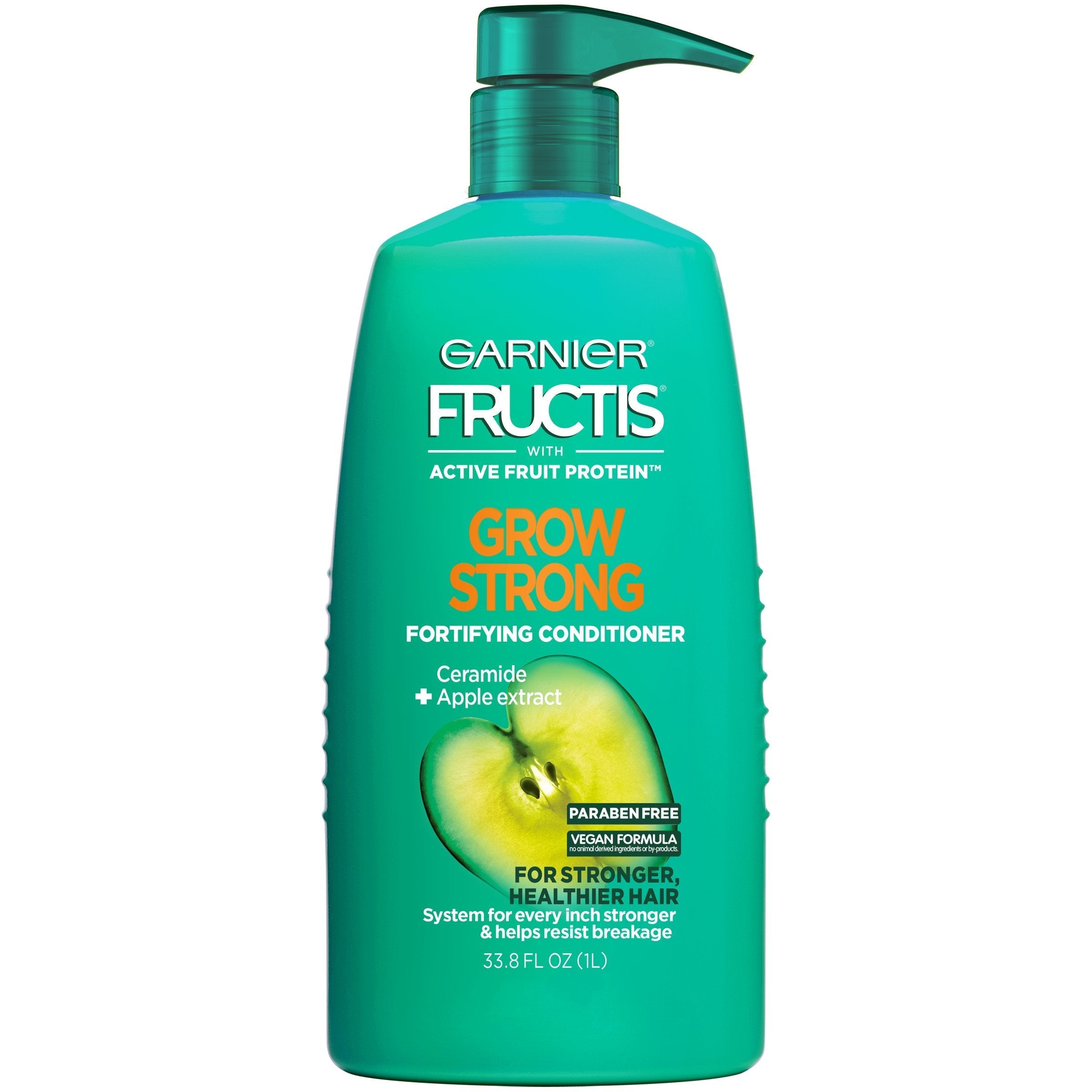 Garnier Fructis Grow Strong Conditioner, For Stronger, Healthier, Shinier Hair, 33.8 fl. oz.-CaribOnline
