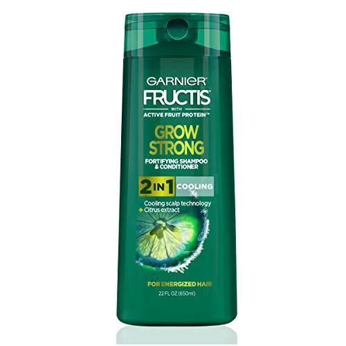 Garnier Fructis Grow Strong Cooling 2-in-1 Shampoo & Conditioner for Men, 22 Ounce Bottle-CaribOnline