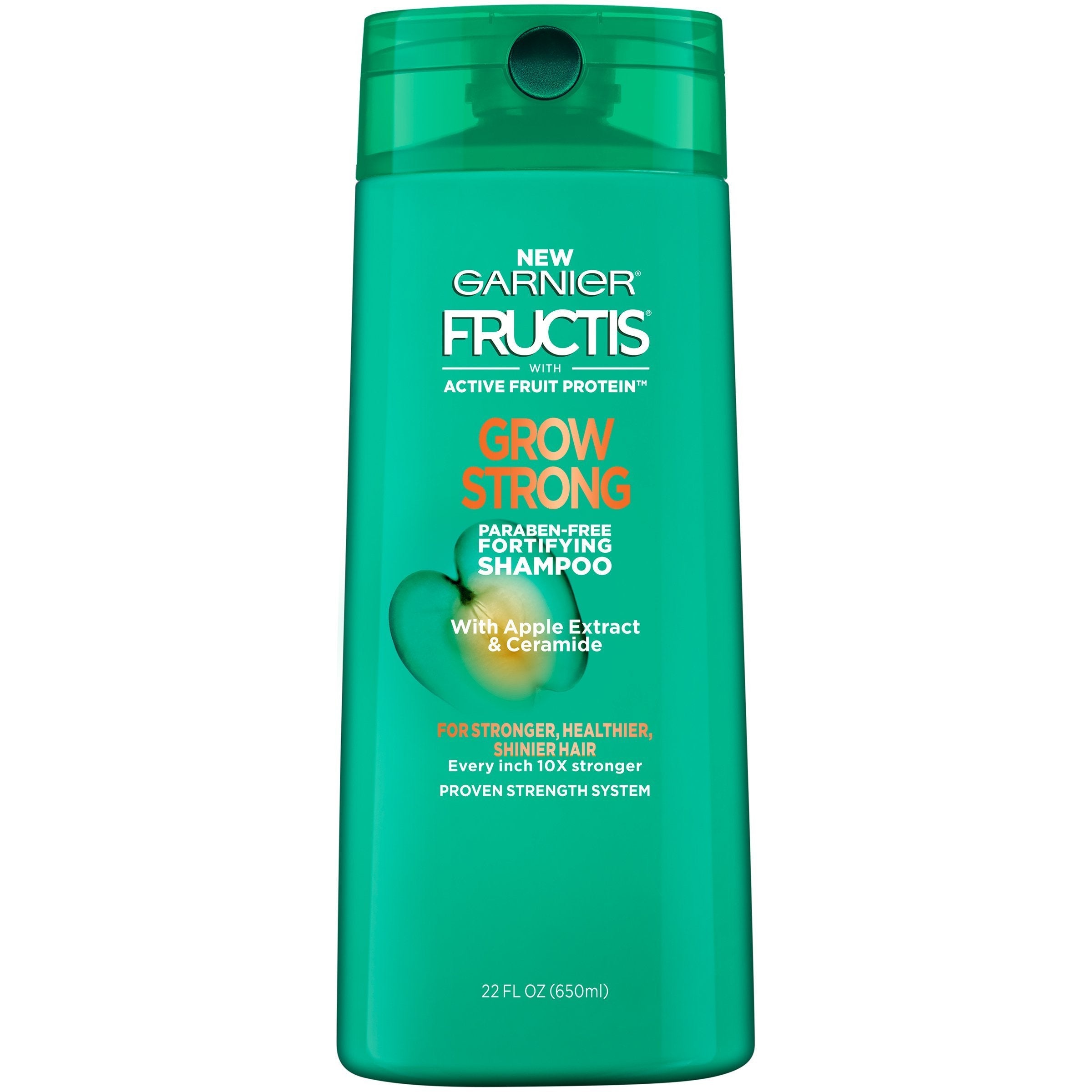 Garnier Fructis Grow Strong Shampoo, For Stronger, Healthier, Shinier Hair, 22 fl. oz.-CaribOnline