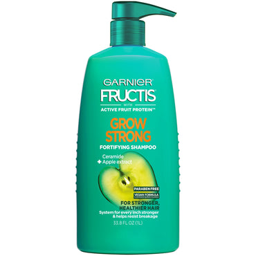 Garnier Fructis Grow Strong Shampoo, For Stronger, Healthier, Shinier Hair, 33.8 fl. oz.-CaribOnline