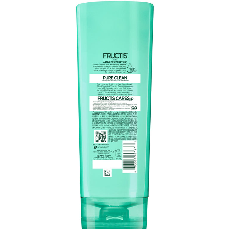 Garnier Fructis Pure Clean Fortifying Conditioner, With Aloe and Vitamin E Extract, 12 fl. oz.-CaribOnline