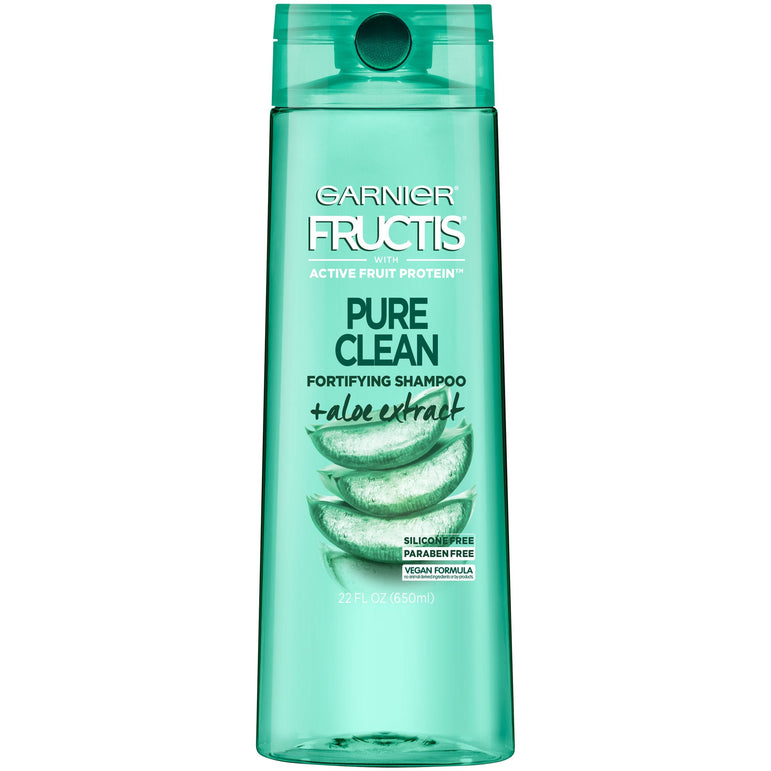 Garnier Fructis Pure Clean Fortifying Shampoo, With Aloe and Vitamin E Extract, 22 fl. oz.-CaribOnline