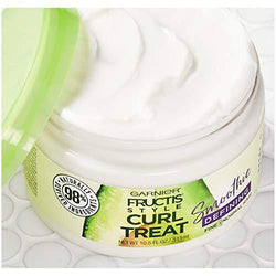 Garnier Fructis Style Curl Treat Defining Smoothie for Fine to Normal Curly Hair, 10.5 Ounce Jar-CaribOnline