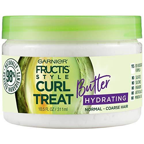 Garnier Fructis Style Curl Treat Hydrating Butter for Normal to Coarse Curly Hair, 10.5 Ounce Jar-CaribOnline