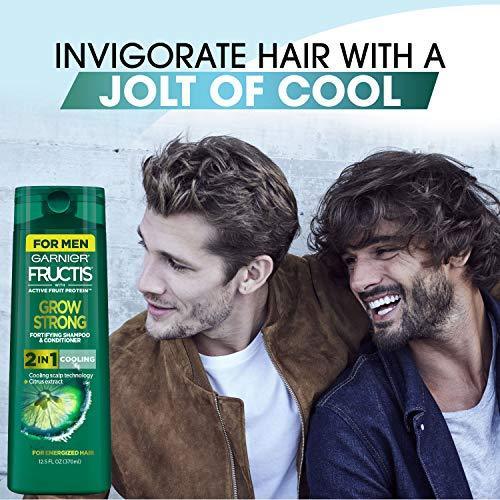 Garnier Hair Care Fructis Grow Strong Cooling 2-in-1 Shampoo and Conditioner for Men, 12.5 Fl Oz-CaribOnline
