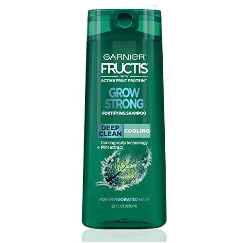 Garnier Hair Care Fructis Grow Strong Cooling Deep Clean Shampoo for Men for Invigorated Hair, 22 Fl Oz-CaribOnline