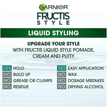 Garnier Hair Care Fructis Style Shine and Hold Liquid Hair Pomade for Men No Drying Alcohol, 4.2 Fl Oz-CaribOnline