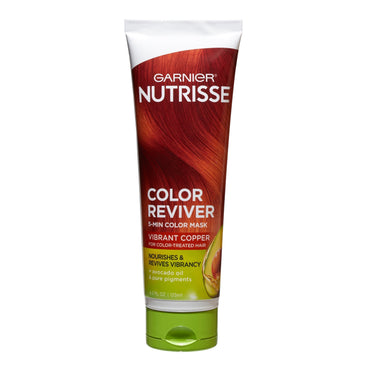 Garnier Nutrisse Color Reviver 5 Minute Nourishing Color Mask, Vibrant Copper, 4.2 fl. oz.-CaribOnline