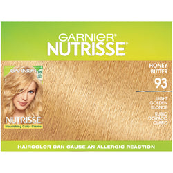 Garnier Nutrisse Nourishing Hair Color Creme, 93 Light Golden Blonde (Honey Butter), 1 kit-CaribOnline
