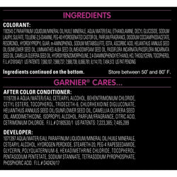 Garnier Olia Oil Powered Permanent Hair Color, 3.0 Darkest Brown, 1 kit-CaribOnline