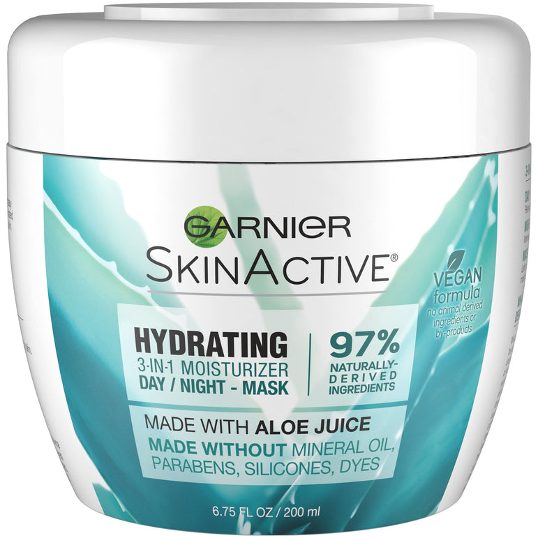 Garnier SkinActive 3-in-1 Face Moisturizer with Aloe, For Dry Skin, 2 count-CaribOnline
