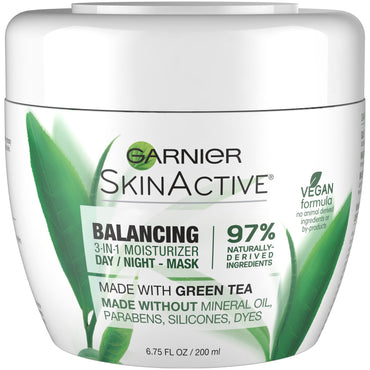Garnier SkinActive 3-in-1 Face Moisturizer with Green Tea, Oily Skin, 2 count-CaribOnline