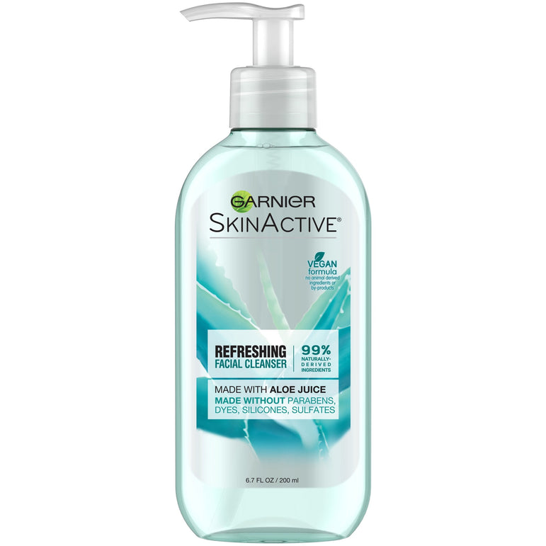 Garnier SkinActive Face Wash with Aloe Juice, For Dry Skin, 6.7 fl. oz.-CaribOnline