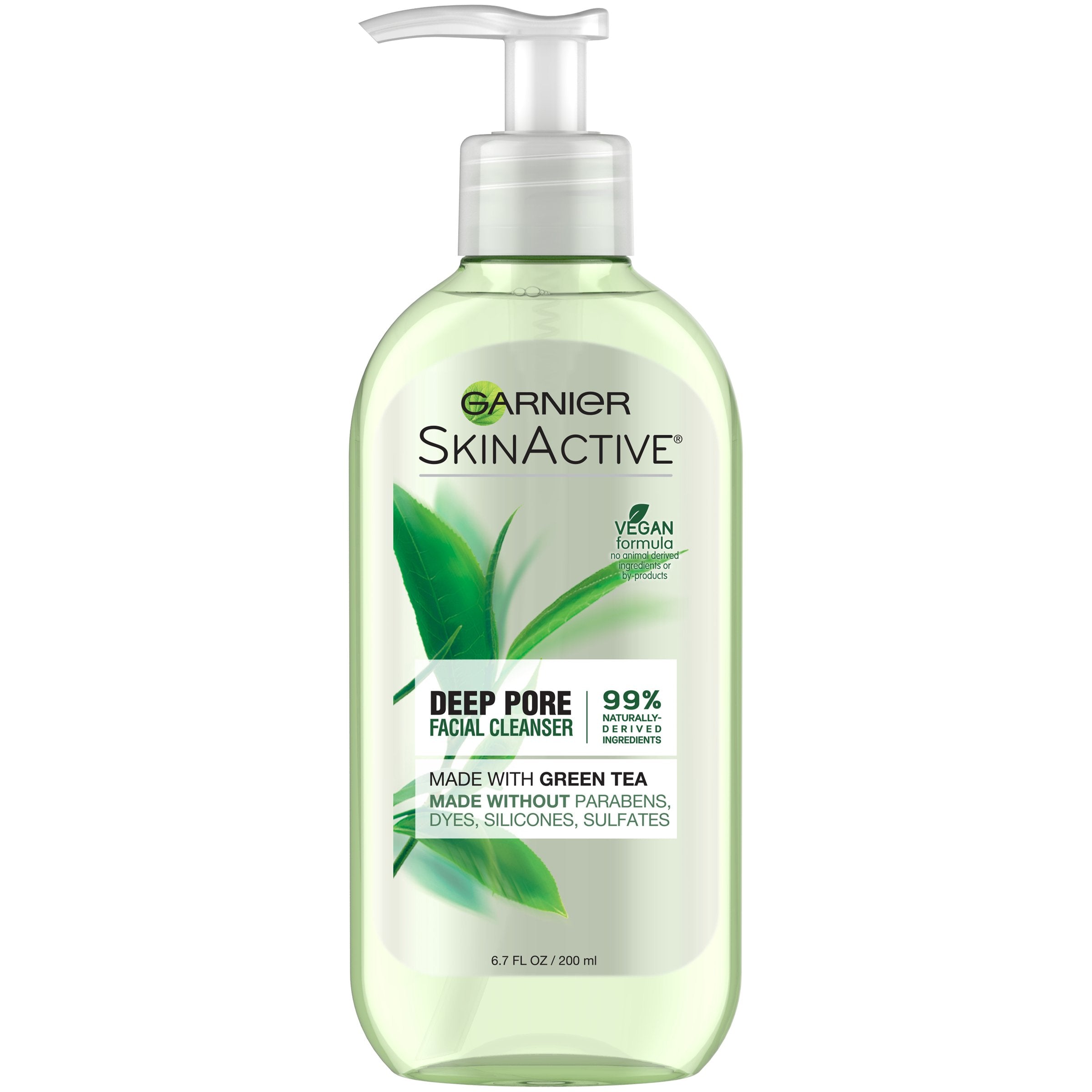 Garnier SkinActive Face Wash with Green Tea, Oily Skin, 6.7 fl. oz.-CaribOnline