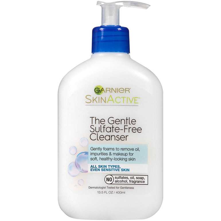 Garnier SkinActive Gentle Sulfate-Free Foaming Face Wash, 13.5 fl. oz.-CaribOnline