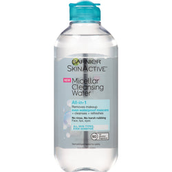 Garnier SkinActive Micellar Cleansing Water, For Waterproof Makeup, 13.5 fl. oz.-CaribOnline