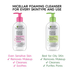 Garnier SkinActive Micellar Foaming Face Wash, 6.7 fl. oz.-CaribOnline