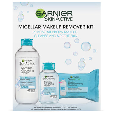 Garnier SkinActive Micellar Makeup Remover Kit, 3 count-CaribOnline
