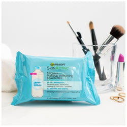 Garnier SkinActive Micellar Waterproof Makeup Remover Wipes, 25 ct.-CaribOnline