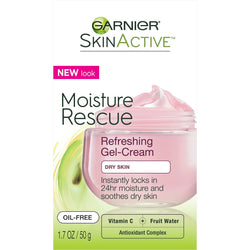 Garnier SkinActive Moisture Rescue Face Moisturizer, For Dry Skin, 1.7 oz.-CaribOnline