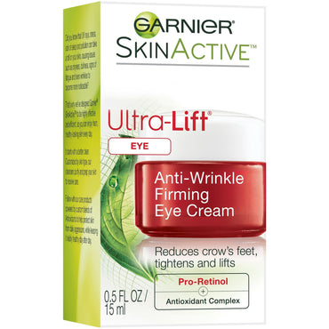 Garnier SkinActive Ultra-Lift Anti-Aging Eye Cream with Pro-Retinol, 0.5 fl. oz.-CaribOnline