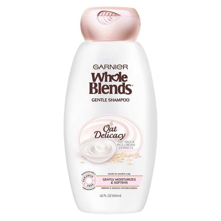 Garnier Whole Blends Oat Delicacy Shampoo, 22 fl. oz.-CaribOnline