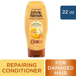 Garnier Whole Blends Repairing Conditioner Honey Treasures, For Damaged Hair, 22 fl. oz.-CaribOnline