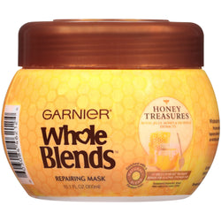 Garnier Whole Blends Repairing Hair Mask Honey Treasures, For Damaged Hair, 10.1 fl. oz.-CaribOnline