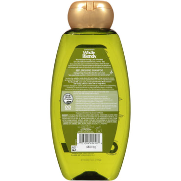Garnier Whole Blends Replenishing Shampoo Legendary Olive, For Dry Hair, 22 fl. oz.-CaribOnline