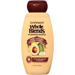 Garnier Whole Blends Shampoo with Avocado Oil & Shea Butter Extracts, For Dry Hair, 12.5 fl. oz.-CaribOnline