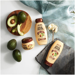 Garnier Whole Blends Shampoo with Avocado Oil & Shea Butter Extracts, For Dry Hair, 22 fl. oz.-CaribOnline
