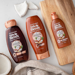 Garnier Whole Blends Smoothing Conditioner Coconut Oil & Cocoa Butter Extract, 12.5 fl. oz.-CaribOnline