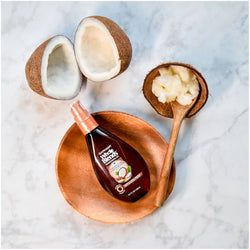 Garnier Whole Blends Smoothing Oil with Coconut Oil & Cocoa Butter Extracts, 2 count-CaribOnline