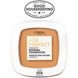 L'Oreal Paris Age Perfect Creamy Powder Foundation with Minerals, Golden Sun, 0.31 oz.-CaribOnline