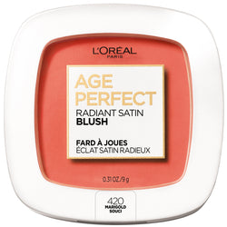 L'Oreal Paris Age Perfect Radiant Satin Blush with Camellia Oil, Marigold, 0.31 oz.-CaribOnline