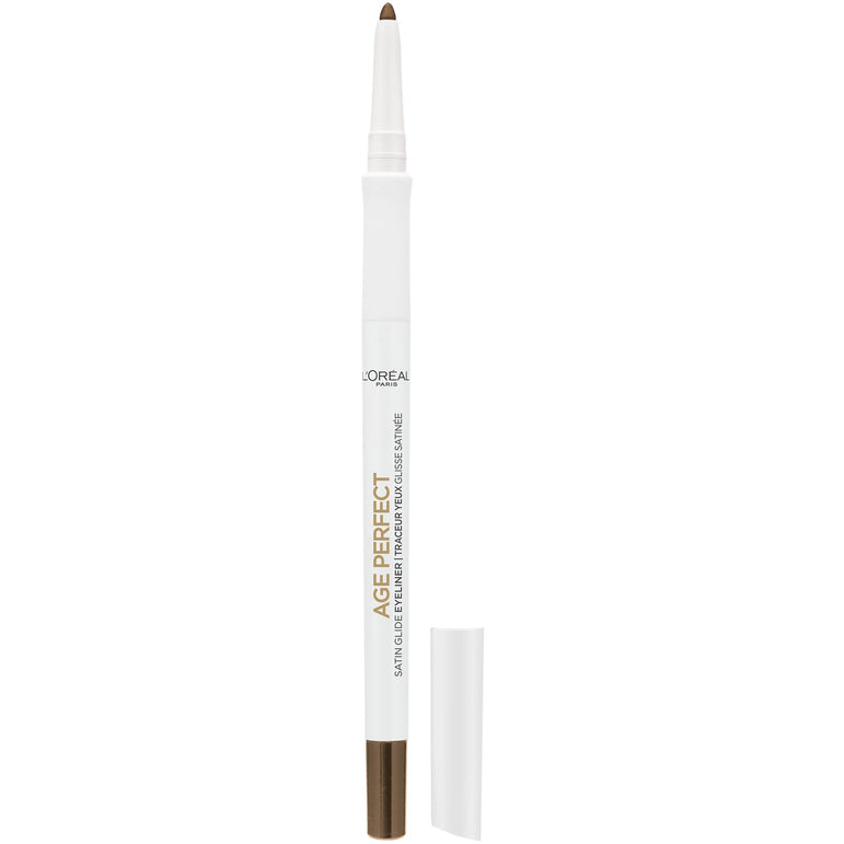 L'Oreal Paris Age Perfect Satin Glide Eyeliner with Mineral Pigments, Brown, 0.012 oz.-CaribOnline