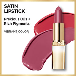 L'Oreal Paris Age Perfect Satin Lipstick with Precious Oils, Vibrant Fuchsia, 0.13 fl. oz.-CaribOnline