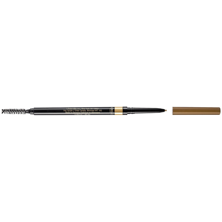 L'Oreal Paris Brow Stylist Definer Waterproof Eyebrow Mechanical Pencil, Dark Blonde, 0.003 oz.-CaribOnline