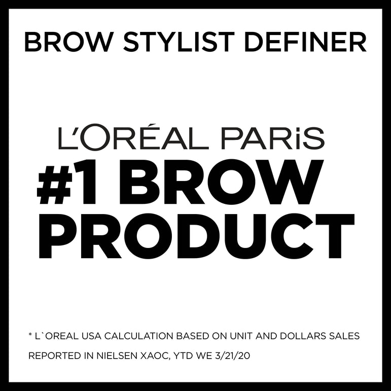L'Oreal Paris Brow Stylist Definer Waterproof Eyebrow Mechanical Pencil, Light Blonde, 0.003 oz.-CaribOnline